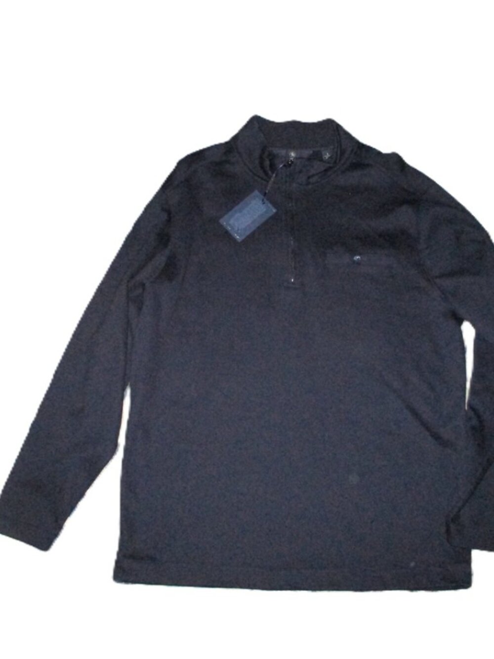Hart Schaffner Marx 1/4 pullover Black size Large NWT